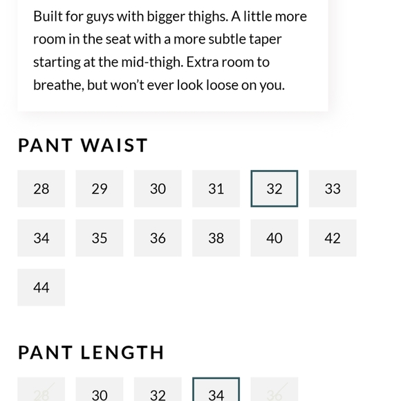 TAYLRD 32wx34L 5 pocket tech pants - Picture 7 of 7